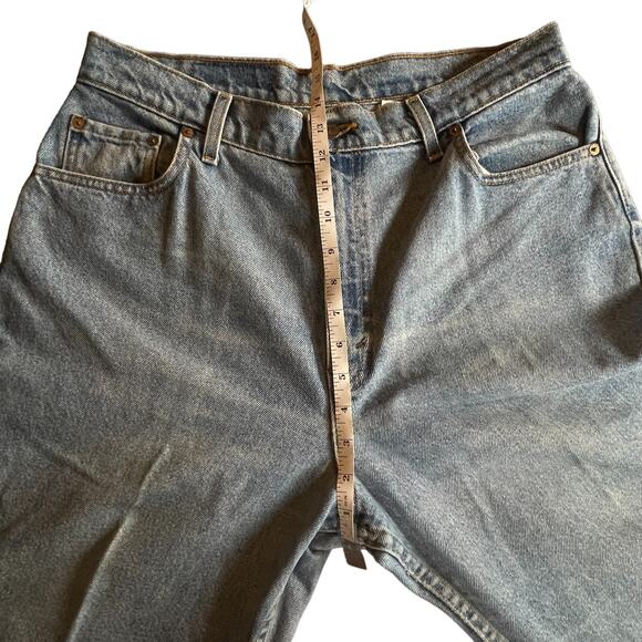 Vintage Levi's 551 Relaxed Fit Tapered Leg High-Waist SIZE 16 Med 100% Cotton - Picture 10 of 10